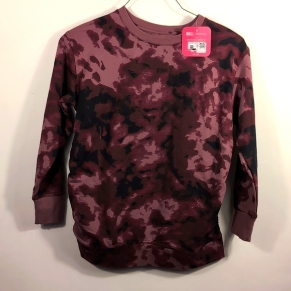 NWT Ingrid & Isabel Tie Dye Maternity Hoodie Size S Cozy - Picture 3 of 11